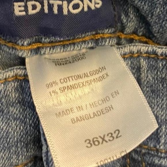 Basic Editions Men's Relaxed Leg Jeans - Picture 3 of 3